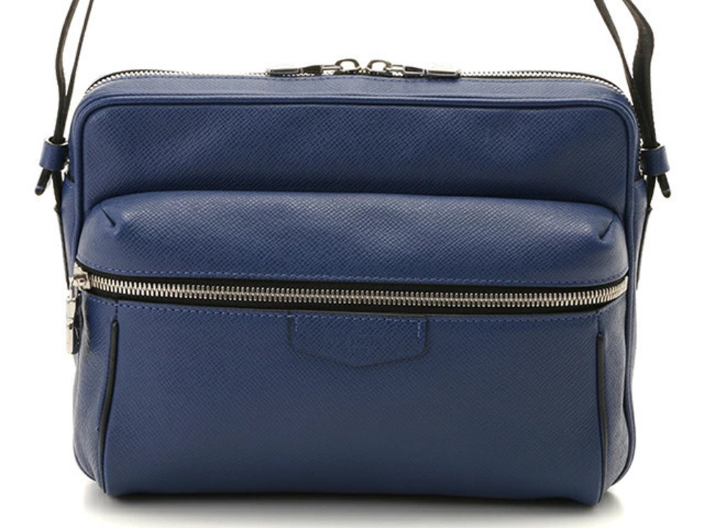 LOUIS VUITTON Bag Shoulder Outdoor Messenger Taiga Cobalt Blue